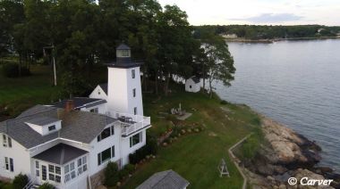 Hospital Point Lighthouse 
Overlooking Beverly and Salem Harbors.
Keywords: Lighthouse;drone;Hospital Point